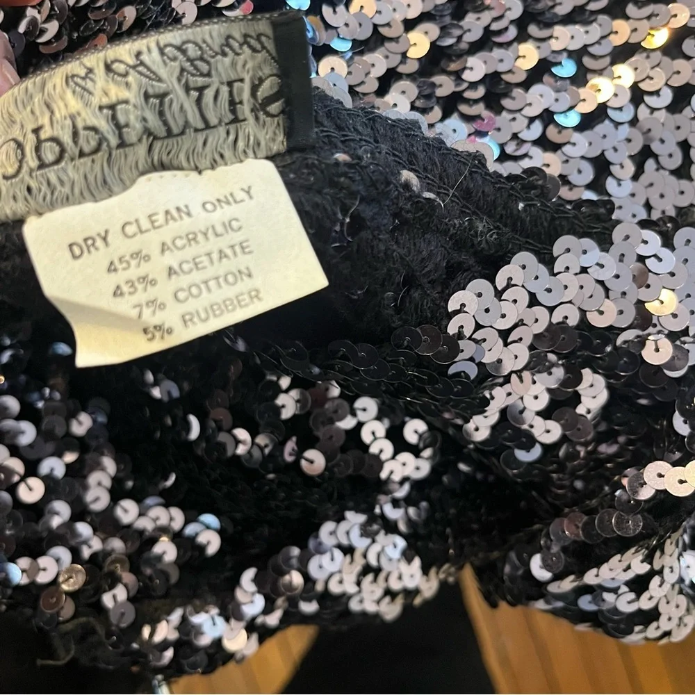 Vintage Toppettes Sequin Blouse - Picture 4 of 5